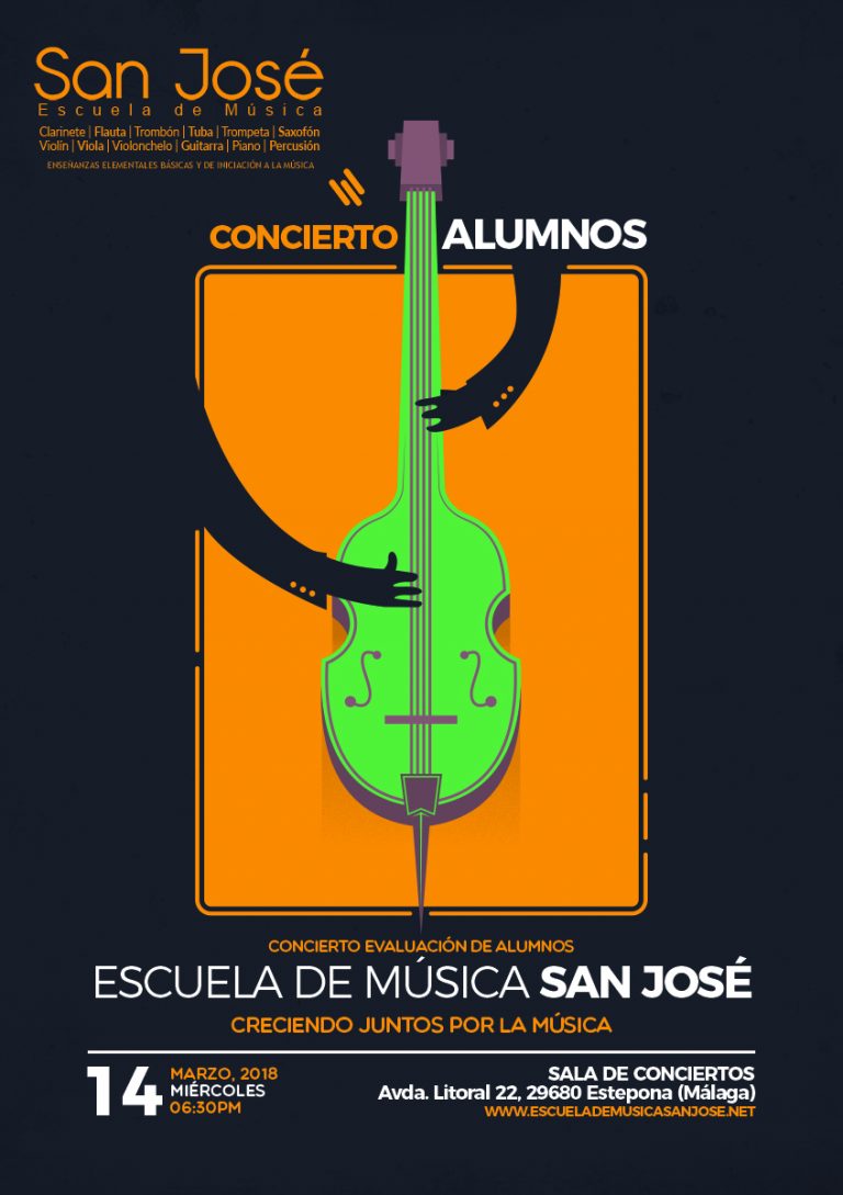 Póster Concierto de Alumnos 14 de Marzo 2018