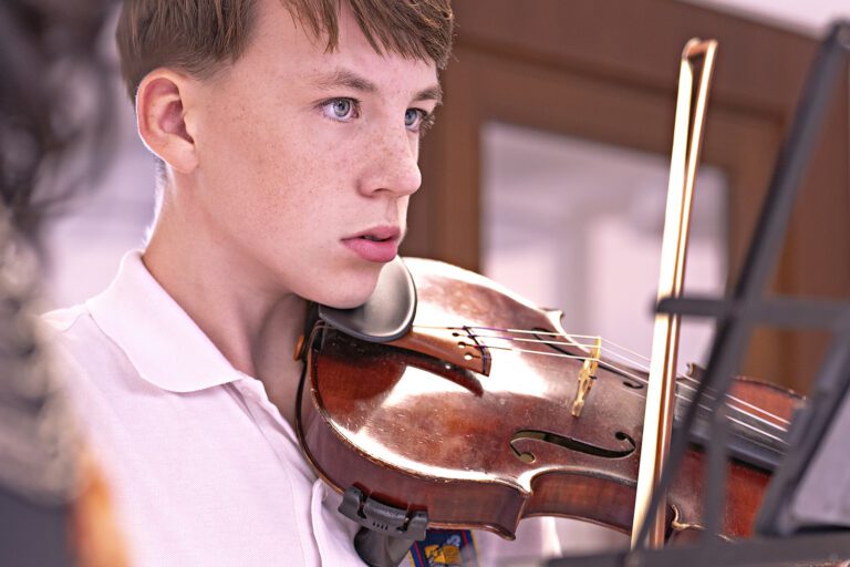 Alumno de violín
