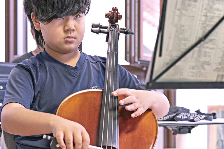 Alumno de violonchelo