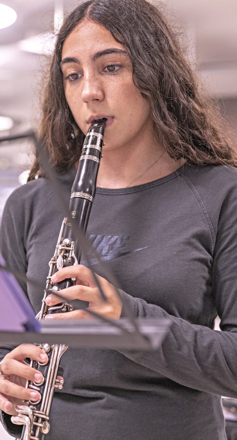 Alumna de clarinete del Conservatorio San José de Estepona